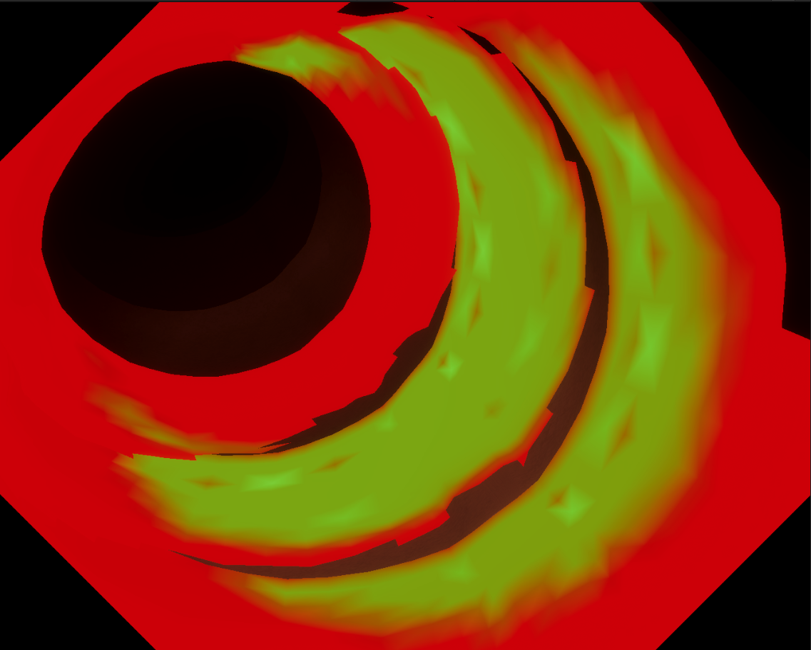 Coverage training heat map